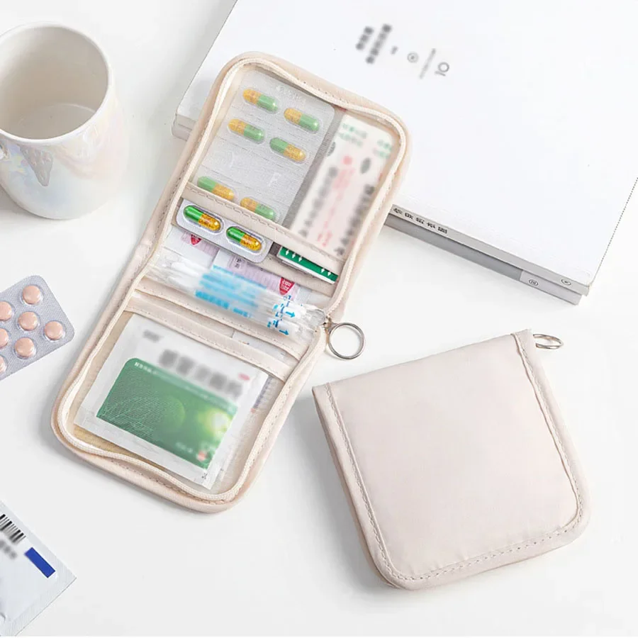 Tech Accessories Kit - MINI Medical POUCH แบบพกพาขนาดใหญ่เปิดซิป Sort First