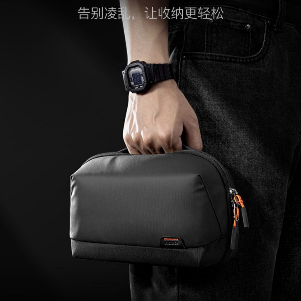 Travel Cable Organizer - กระเป๋าเก็บของดิจิทัลสำหรับสายเคเบิล ยูเอสบีไดรฟ์ กระเป๋าใส่อุปกรณ์พกพาสำหรับพาวเวอร์แบงค์ เครื่องชาร์จฮาร์ดดิสก์ อุปกรณ์อิเล็กทรอนิกส์กันน้ำ