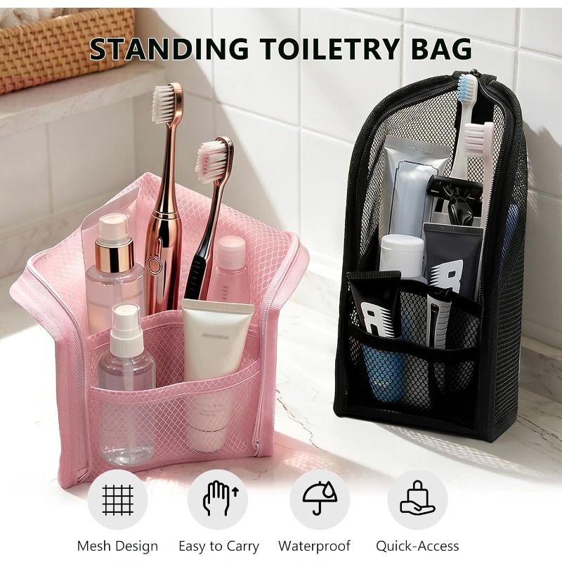 กระเป๋าใส่ของใช้ส่วนตัวแบบตาข่ - Tech Accessories Travel Bag บทวิจารณ์และราคา