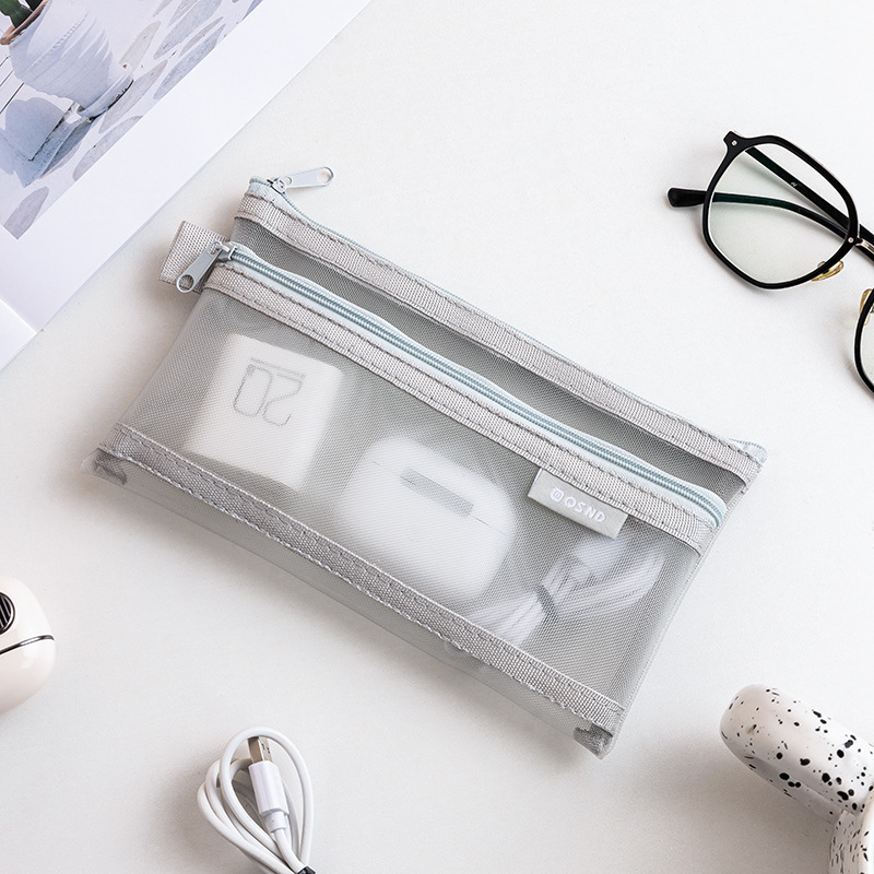 ถุงเก็บสายเคเบิลแบบตาข่ายโปร่ง - Travel Cable Organizer บทวิจารณ์และราคา