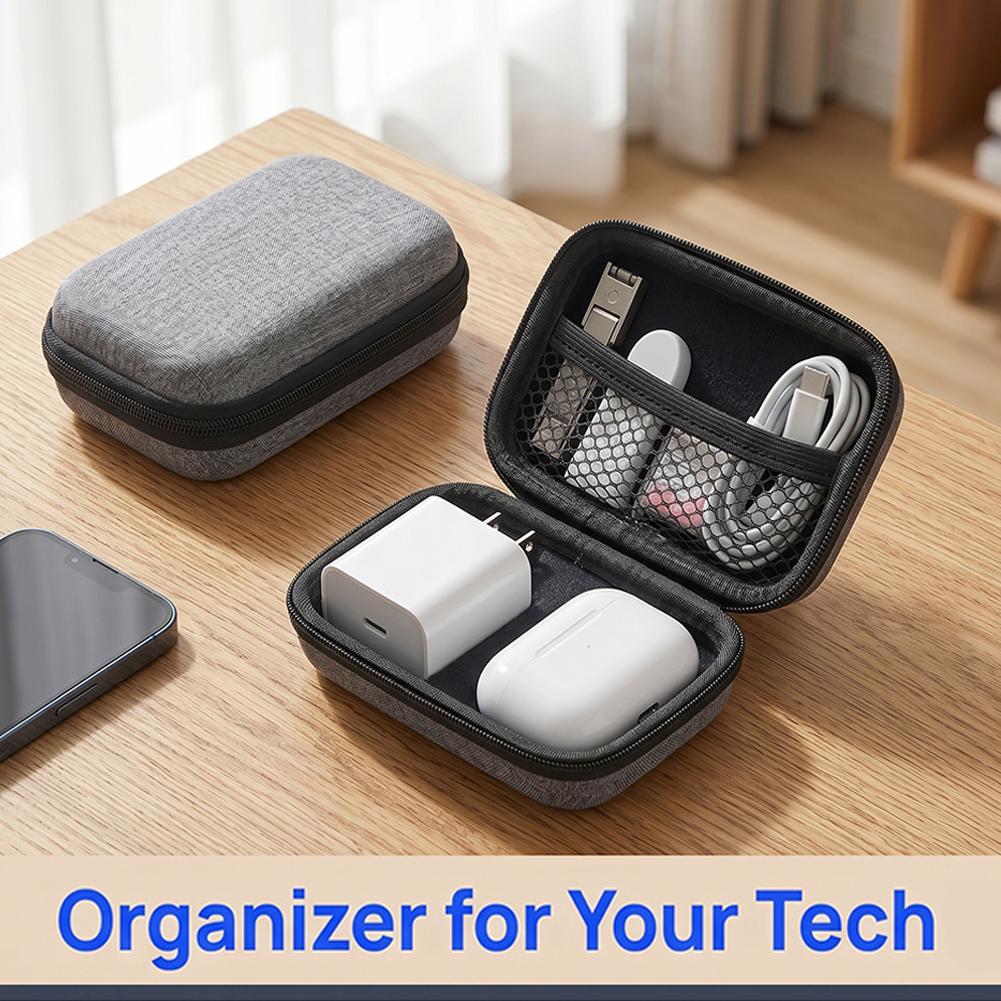 กระเป๋าหูฟังสำหรับธุรกิจ กระเป - Travel Cable Organizer บทวิจารณ์และราคา