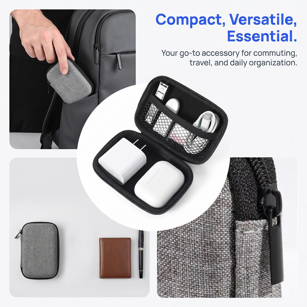 กระเป๋าหูฟังสำหรับธุรกิจ กระเป - Travel Cable Organizer บทวิจารณ์และราคา