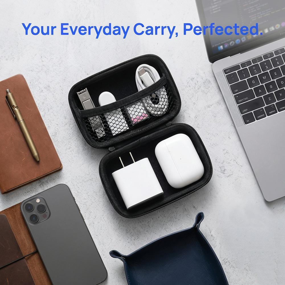 กระเป๋าหูฟังสำหรับธุรกิจ กระเป - Travel Cable Organizer บทวิจารณ์และราคา