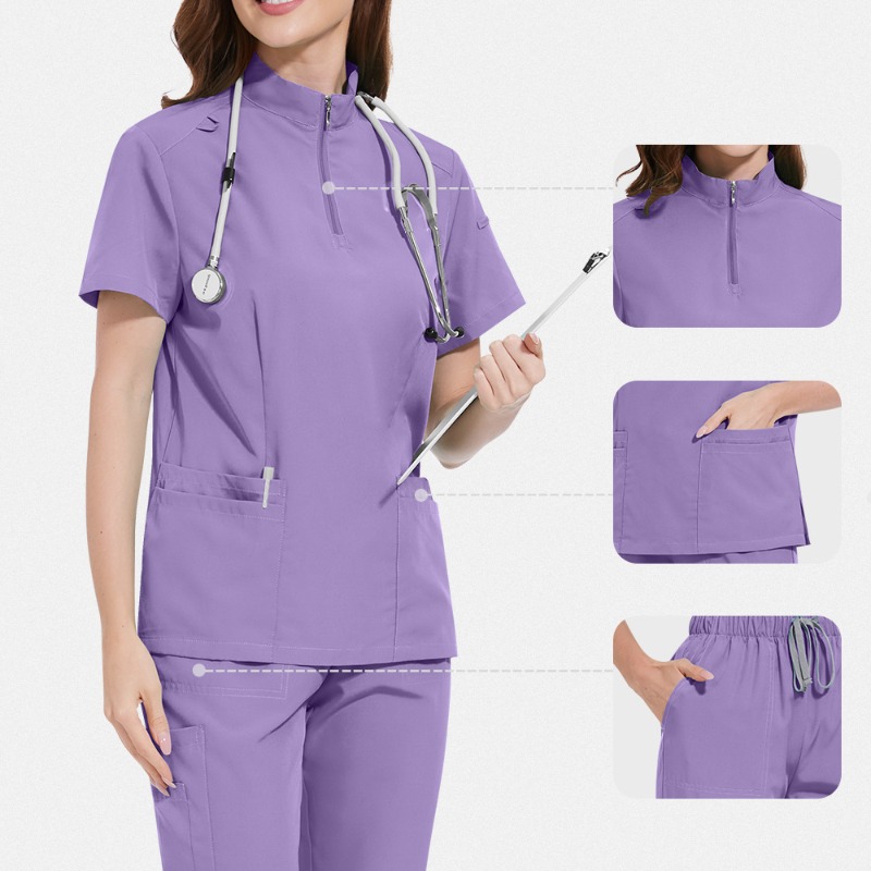 ชุดแพทย์แบบมีซิปคอตั้ง ดีไซน์เ - Vet Tech Accessories บทวิจารณ์และราคา