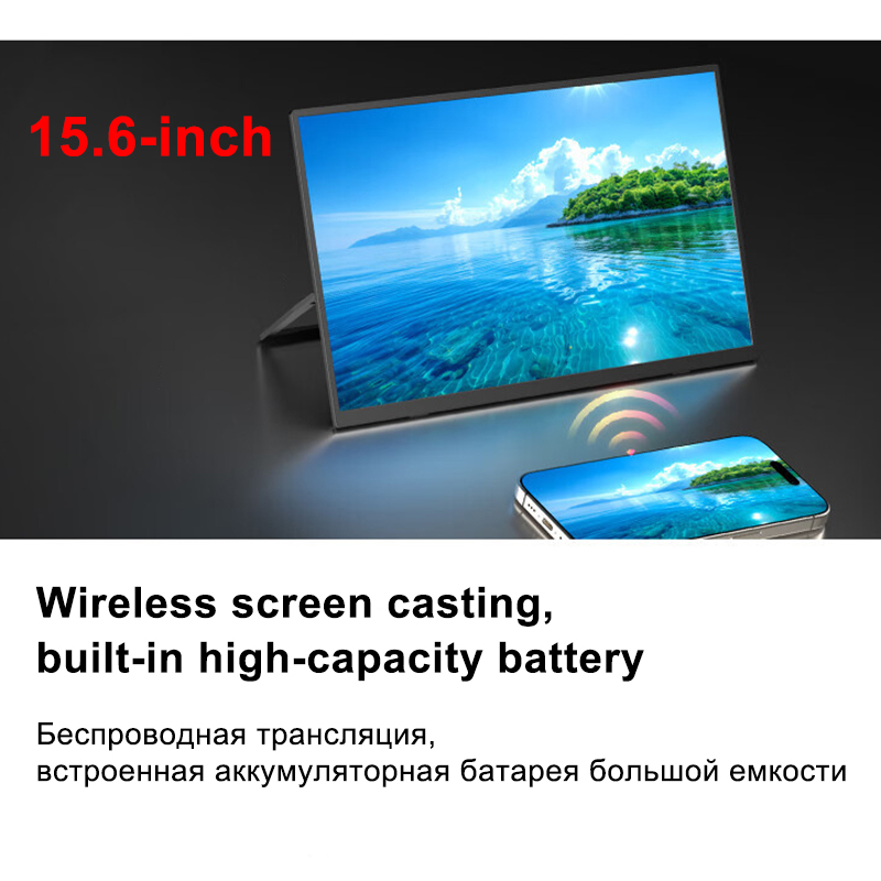 จอภาพ LCD แบบพกพาขนาด 15.6 นิ้ - Usb C To Hdmi บทวิจารณ์และราคา