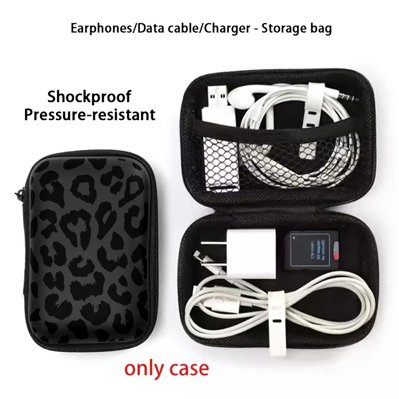 แฟชั่นลายเสือดาวกระเป๋าเก็บของ - Tech Accessories Kit บทวิจารณ์และราคา