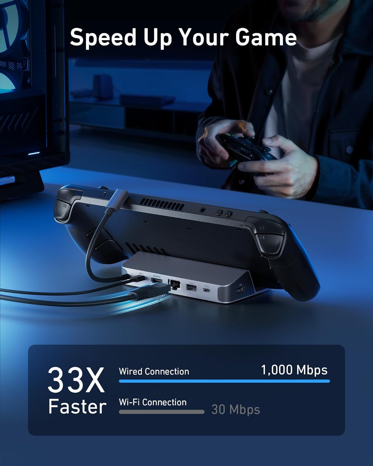 สถานีชาร์จ Anker สำหรับ Steam  - Usb C To Hdmi บทวิจารณ์และราคา