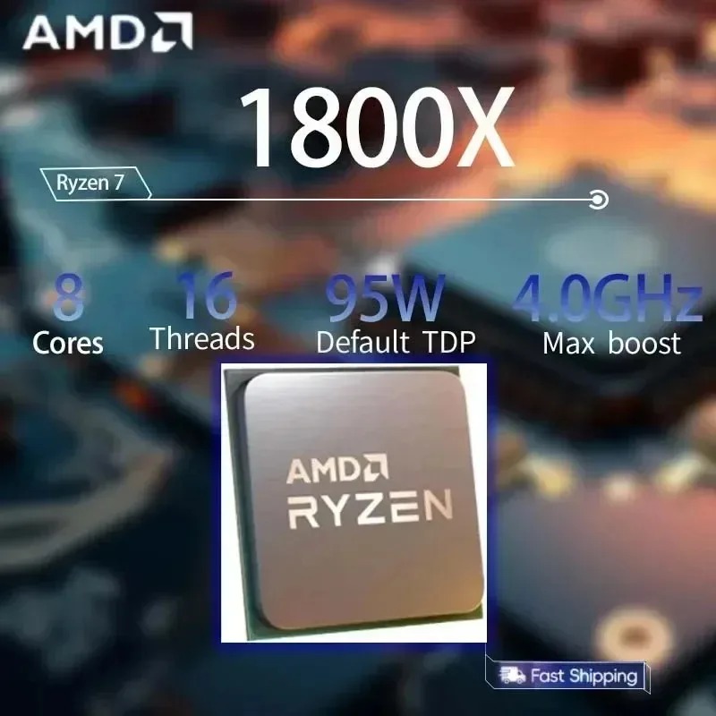 ซีพียู AMD Ryzen 7 1800X ของแท - Amd Cpu Ryzen 7 บทวิจารณ์และราคา