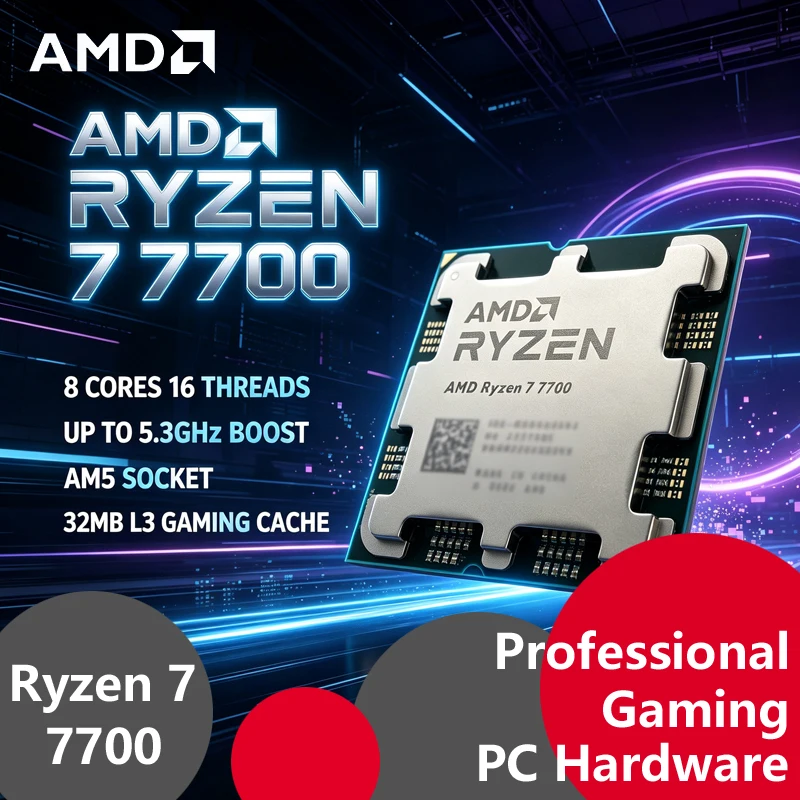 AMD Ryzen 7 7700 Unlocked Tray - Amd Cpu Ryzen 7 บทวิจารณ์และราคา