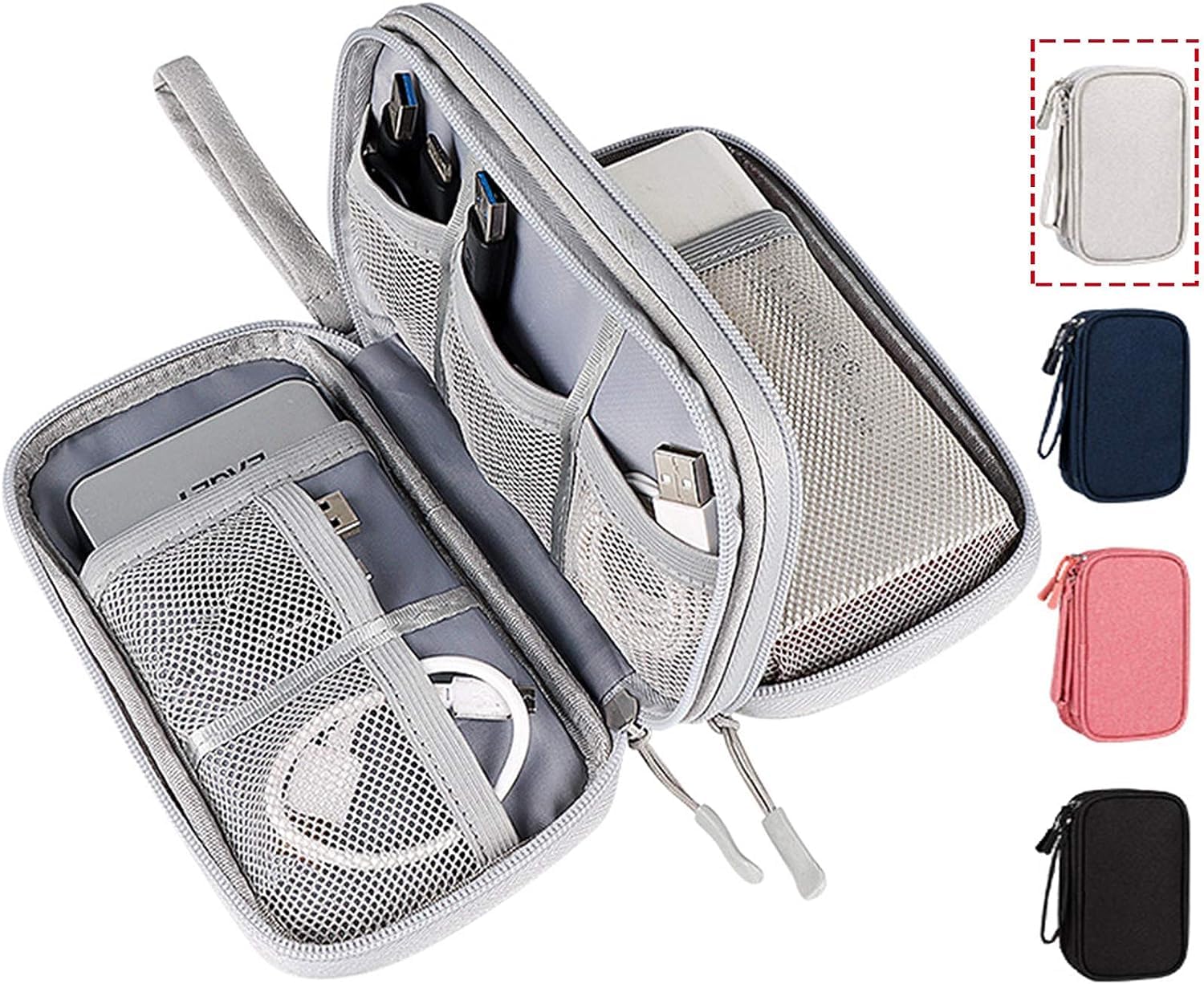 Travel Organizer Bag Cable Sto - Travel Cable Organizer บทวิจารณ์และราคา