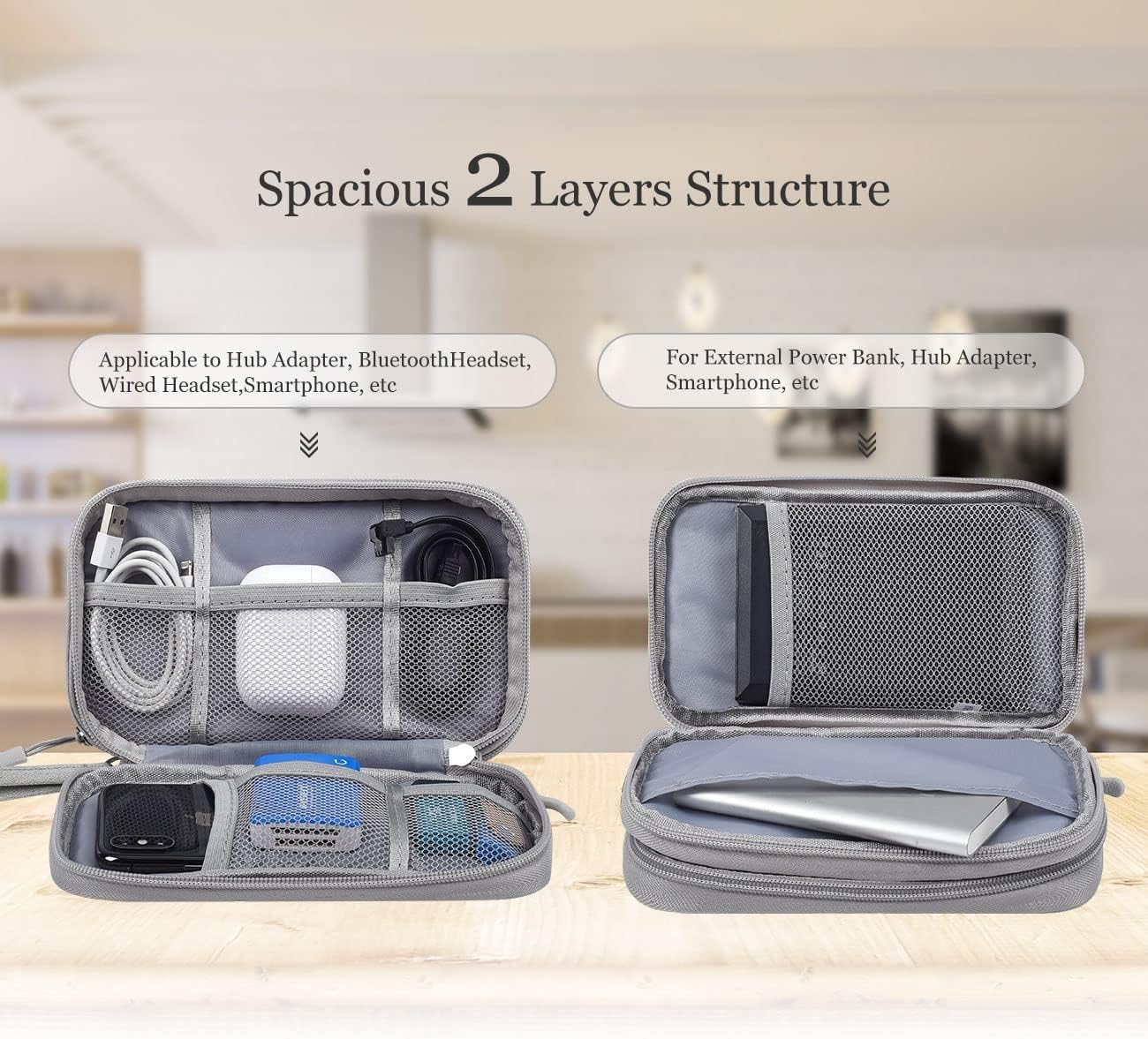Travel Organizer Bag Cable Sto - Travel Cable Organizer บทวิจารณ์และราคา