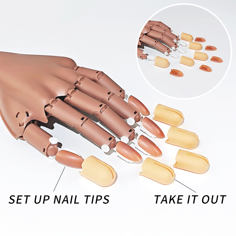 มือฝึกทำเล็บปลอม แบบมีข้อต่อขย - Vet Tech Accessories บทวิจารณ์และราคา