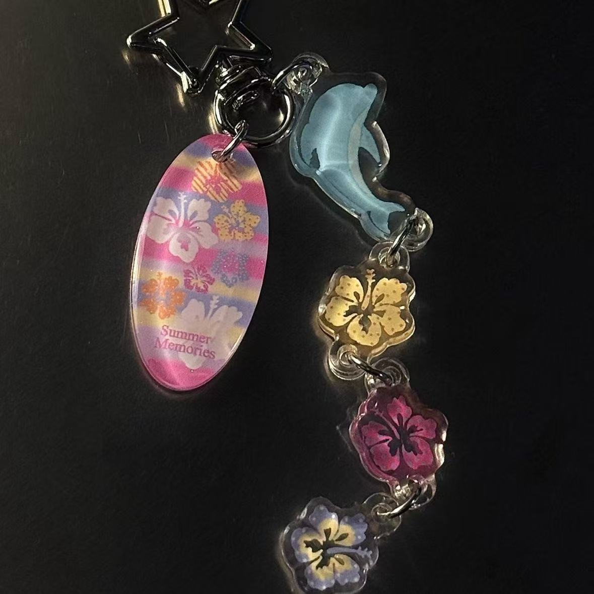 พวงกุญแจอะคริลิกรูปกระดานโต้คล - Tech Girl Accessories บทวิจารณ์และราคา