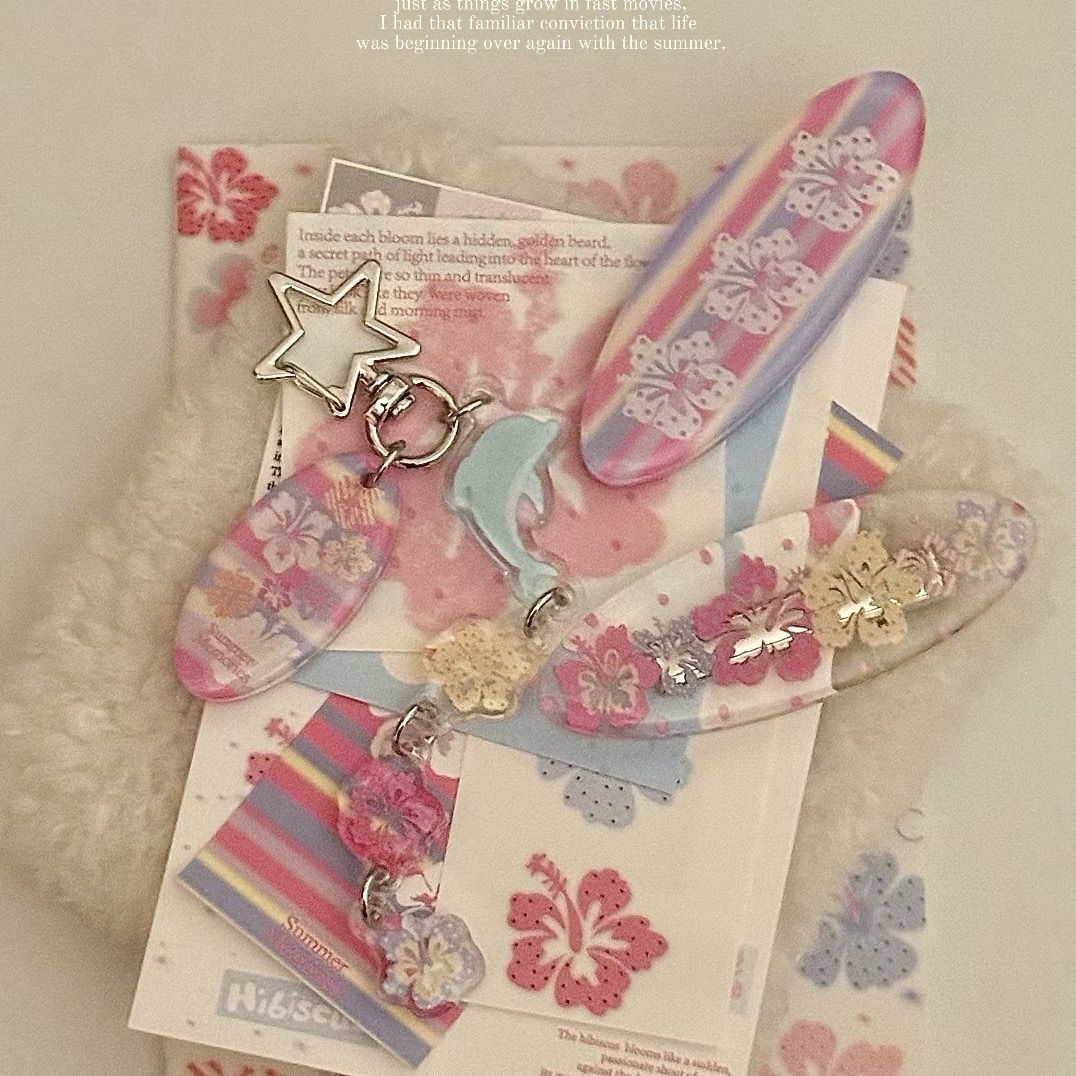 พวงกุญแจอะคริลิกรูปกระดานโต้คล - Tech Girl Accessories บทวิจารณ์และราคา