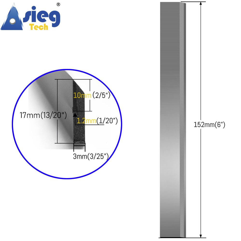 152 × 17 × 3 มม.กบ Jointer ใบม - Tech Accessories Kit บทวิจารณ์และราคา