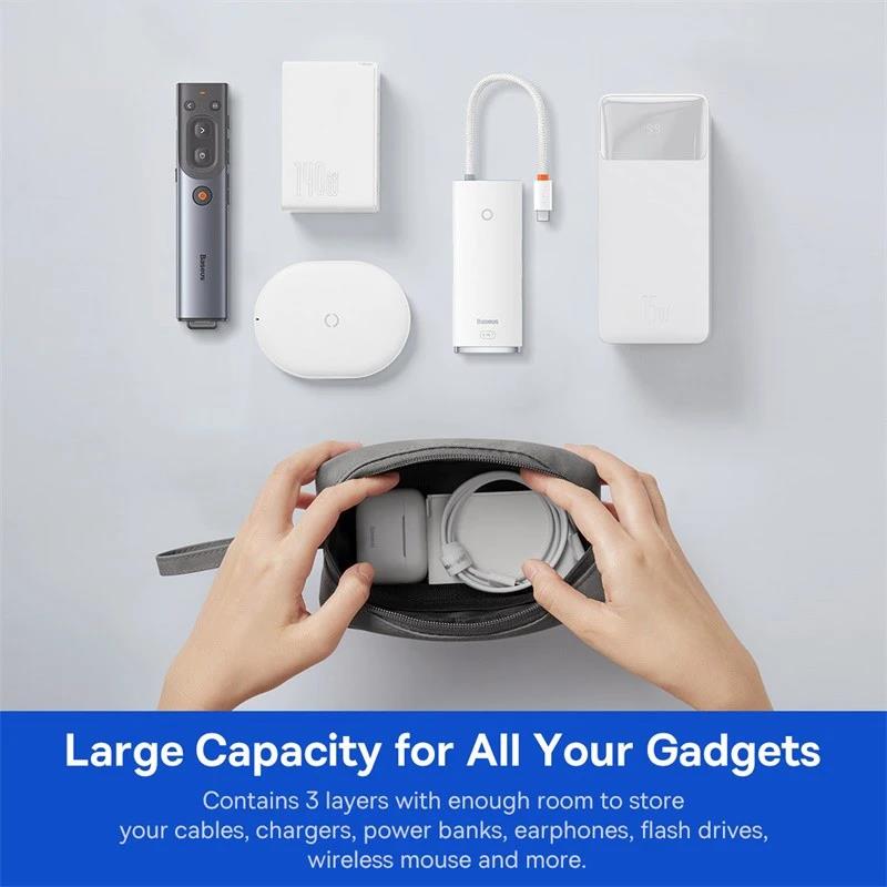 กระเป๋ากันน้ำสำหรับโทรศัพท์มือ - Travel Cable Organizer บทวิจารณ์และราคา